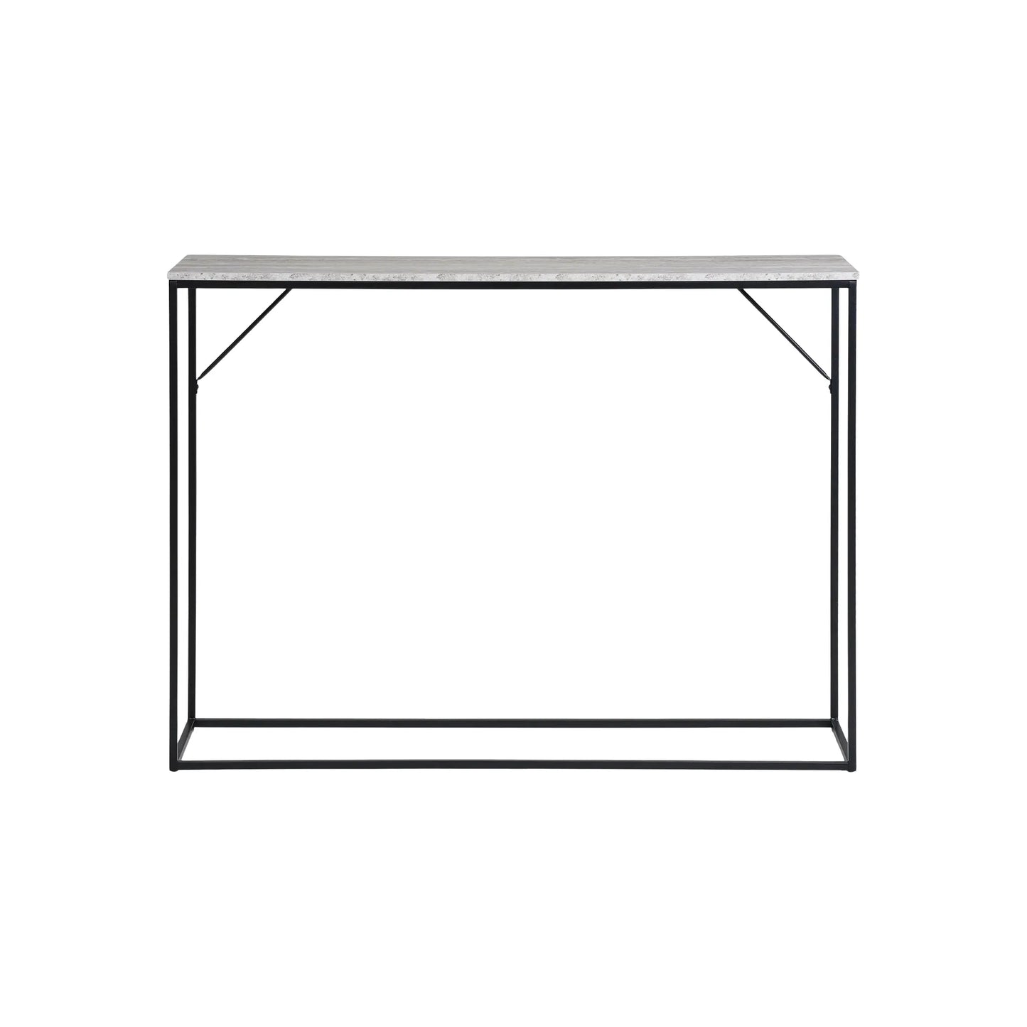 House Nordic, Vita Konsolbord, Svart/Natur