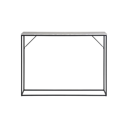 House Nordic, Vita Konsolbord, Svart/Natur