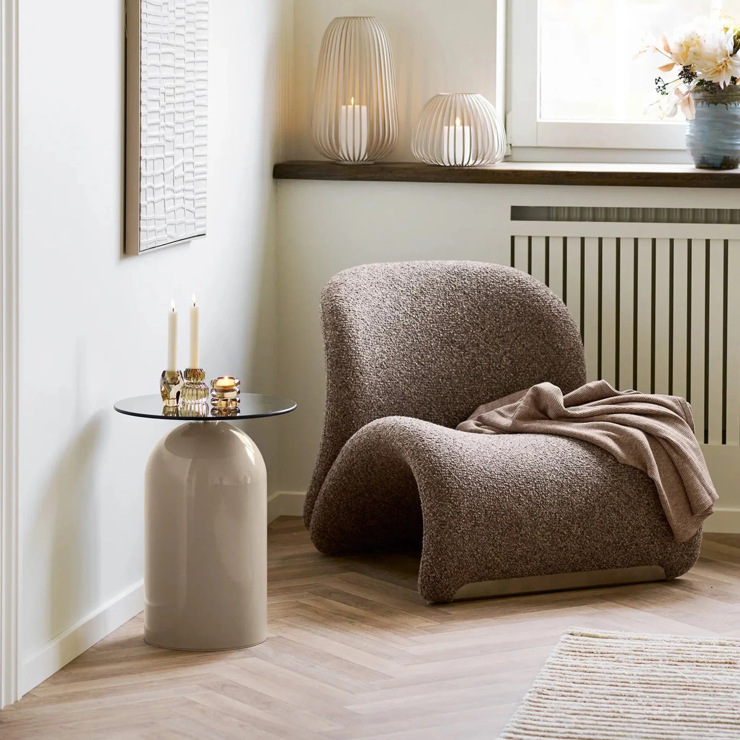 House Nordic Sofia Loungestol, Brun
