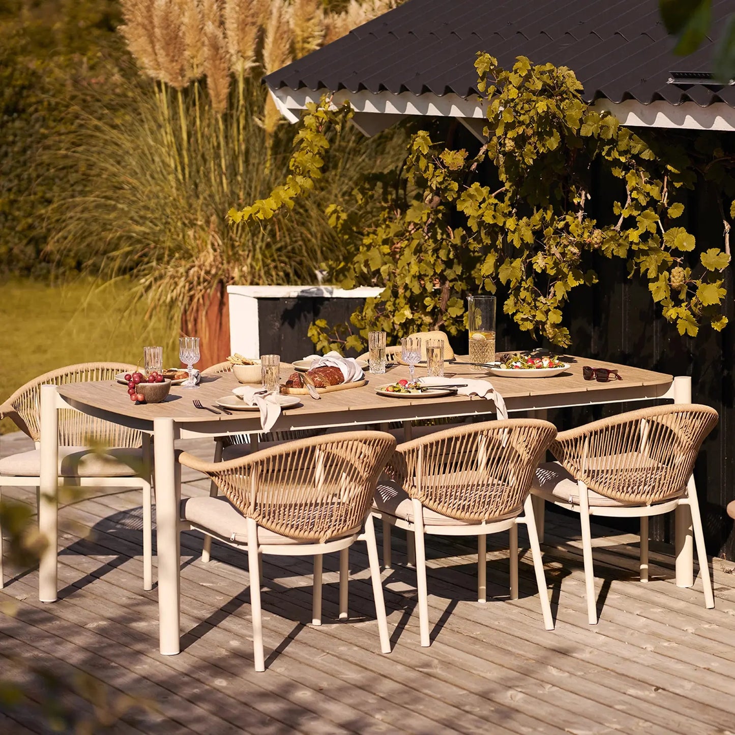 House Nordic Abela Matbord 100x200 cm, Sand/Natur