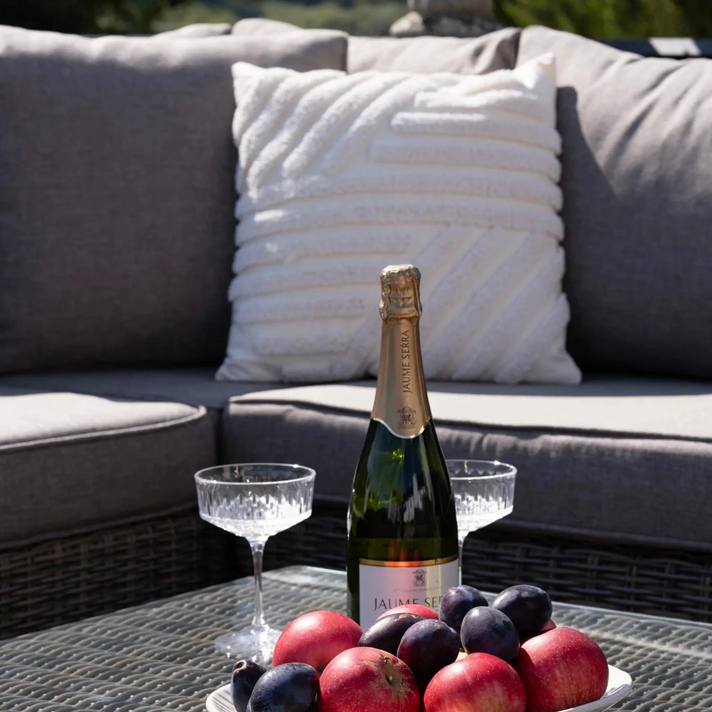House Nordic Calvi Loungeset, Kubu/Grå