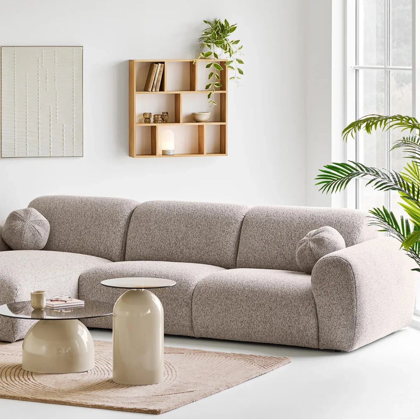 House Nordic Clyde Soffa, Stone Grey