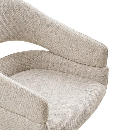 House Nordic Dover Matstol 2-Pack, Beigemarmorerad