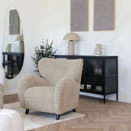 House Nordic Brisbane Sidobord, Svart
