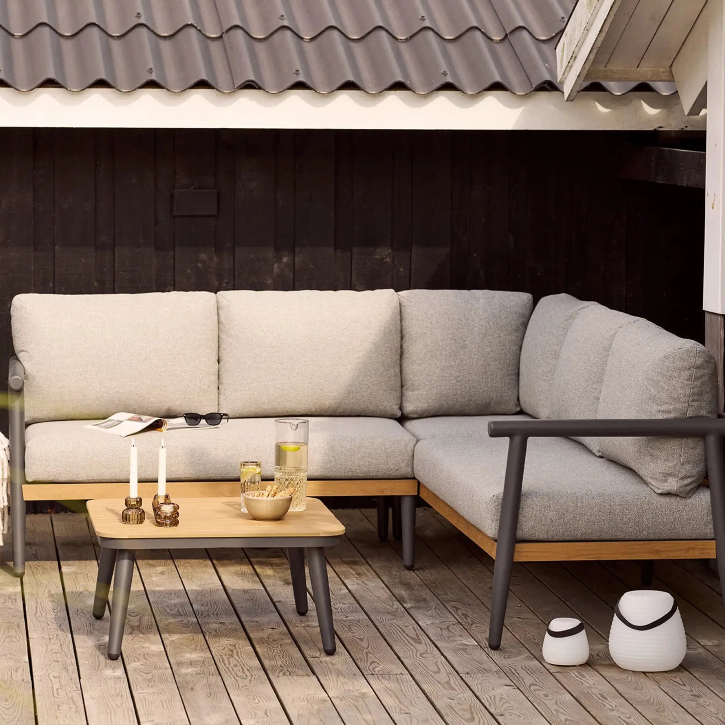 House Nordic Comillas Loungeset, Grå/Beige