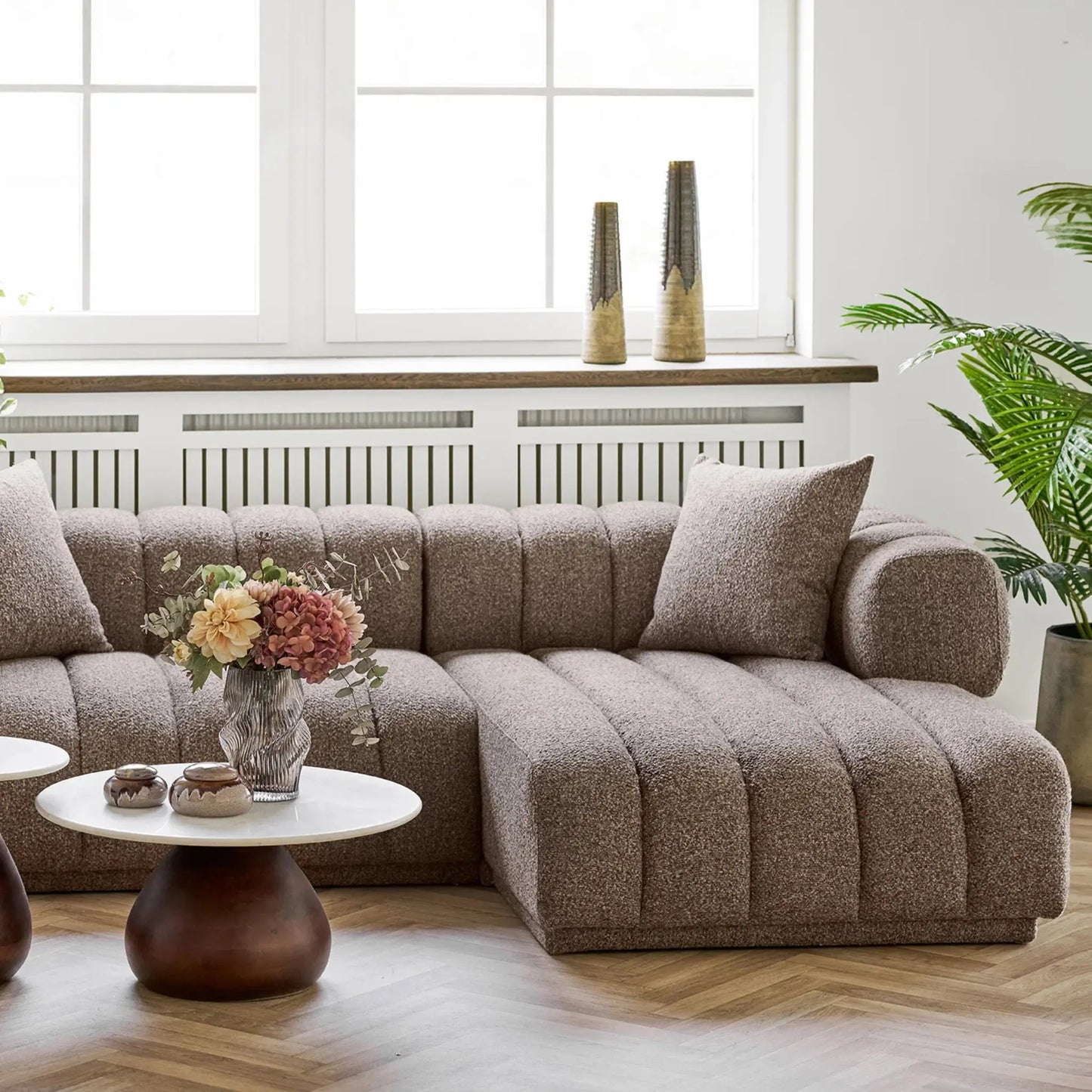 House Nordic Aurora Soffa, Brun