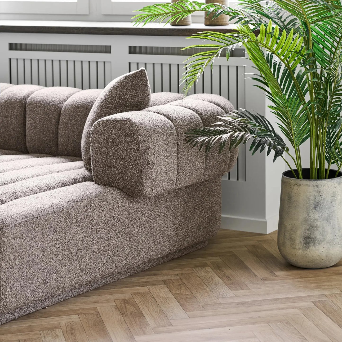 House Nordic Aurora Soffa, Brun