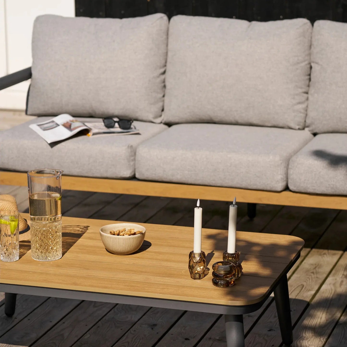 House Nordic Comillas Loungeset, Grå/Beige