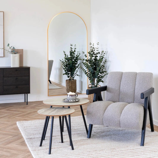 House Nordic Madrid Spegel, Brass