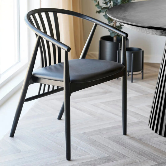 House Nordic Agustin Matstol, Svart