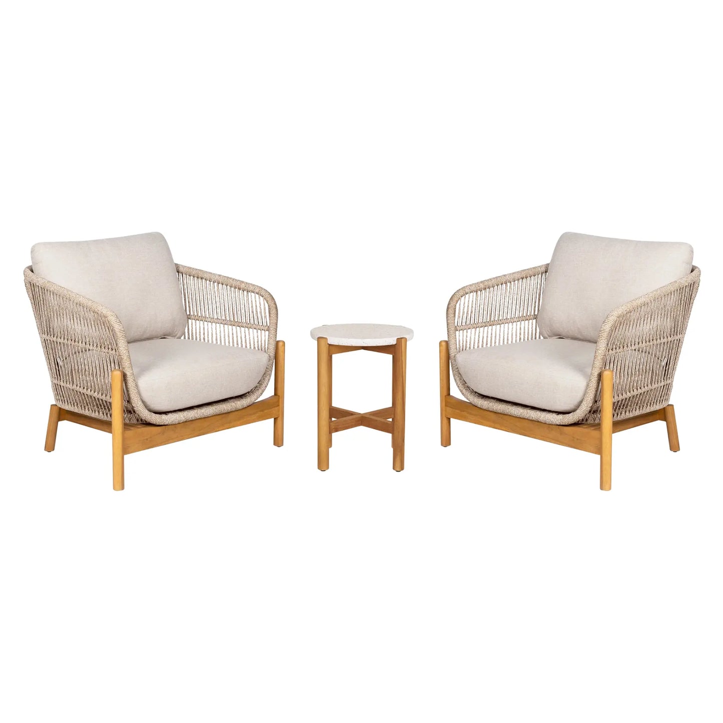 House Nordic Terracina Loungeset, Brun/Beige