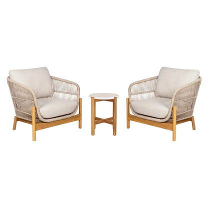 House Nordic Terracina Loungeset, Brun/Beige