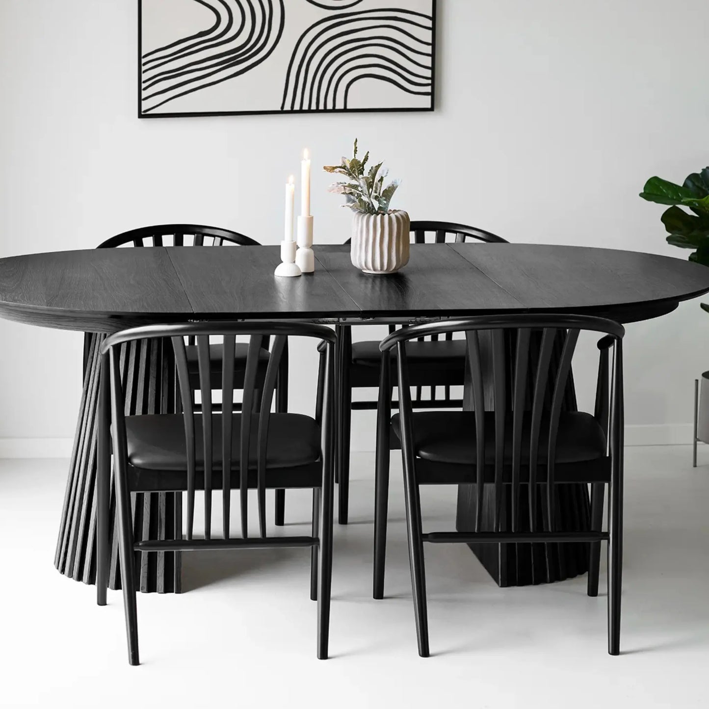 House Nordic Agustin Matstol, Svart