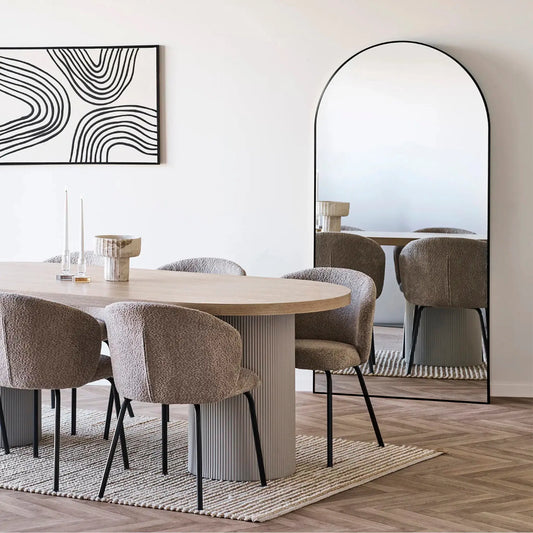 House Nordic Madrid Spegel, Svart