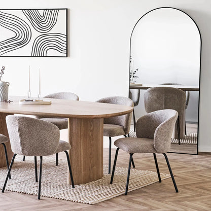 House Nordic Madrid Spegel, Svart