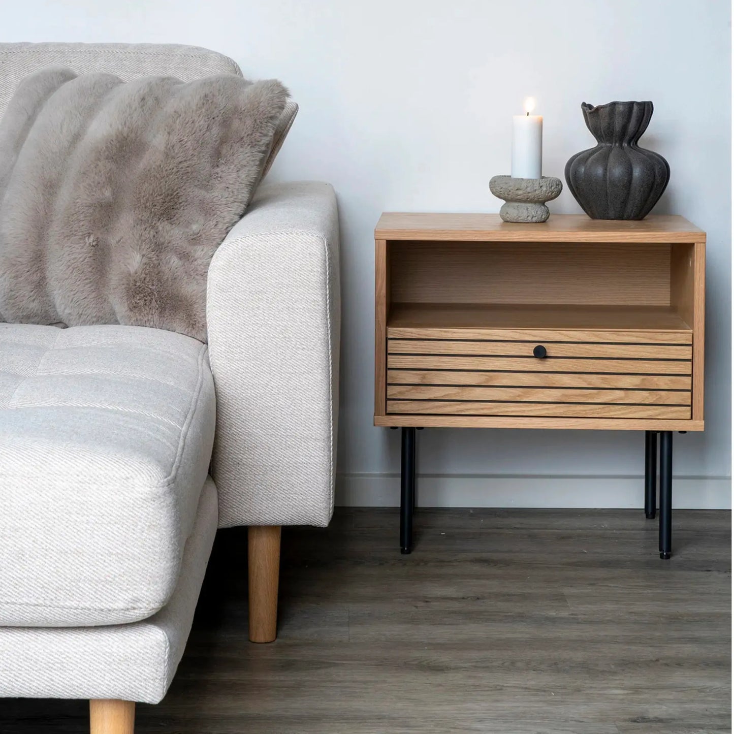 House Nordic Kyoto Sidobord, Oak
