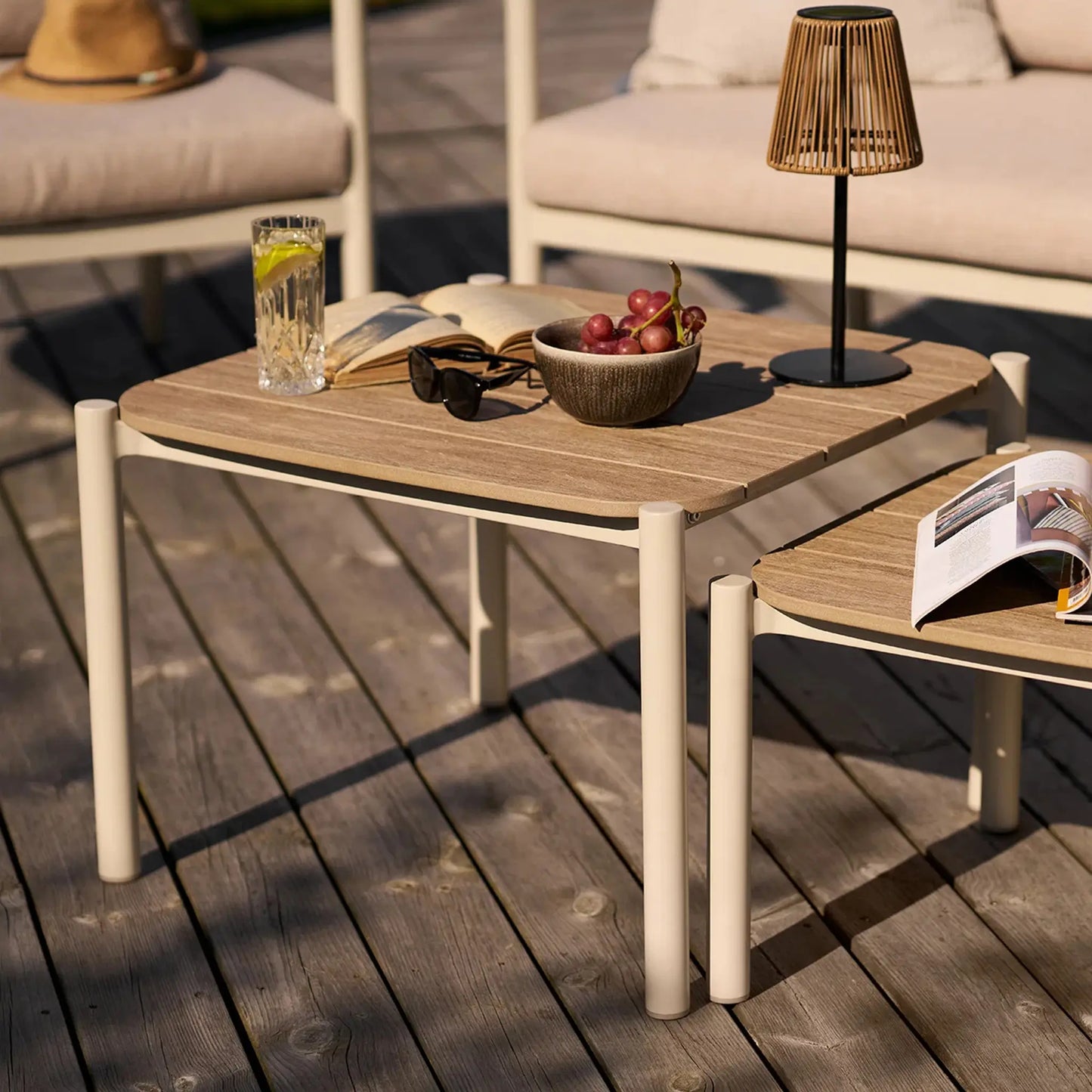 House Nordic Abela Loungeset, Sand/Natur