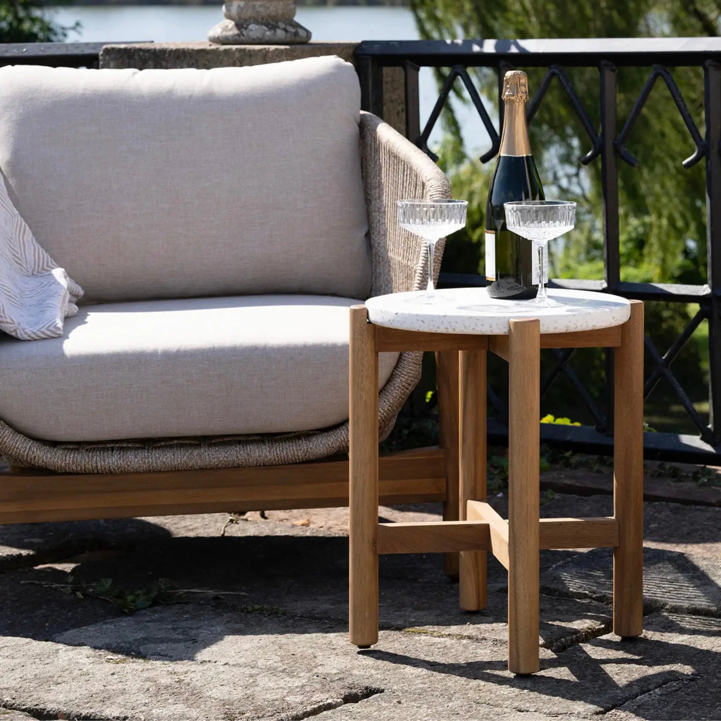 House Nordic Terracina Loungeset, Brun/Beige
