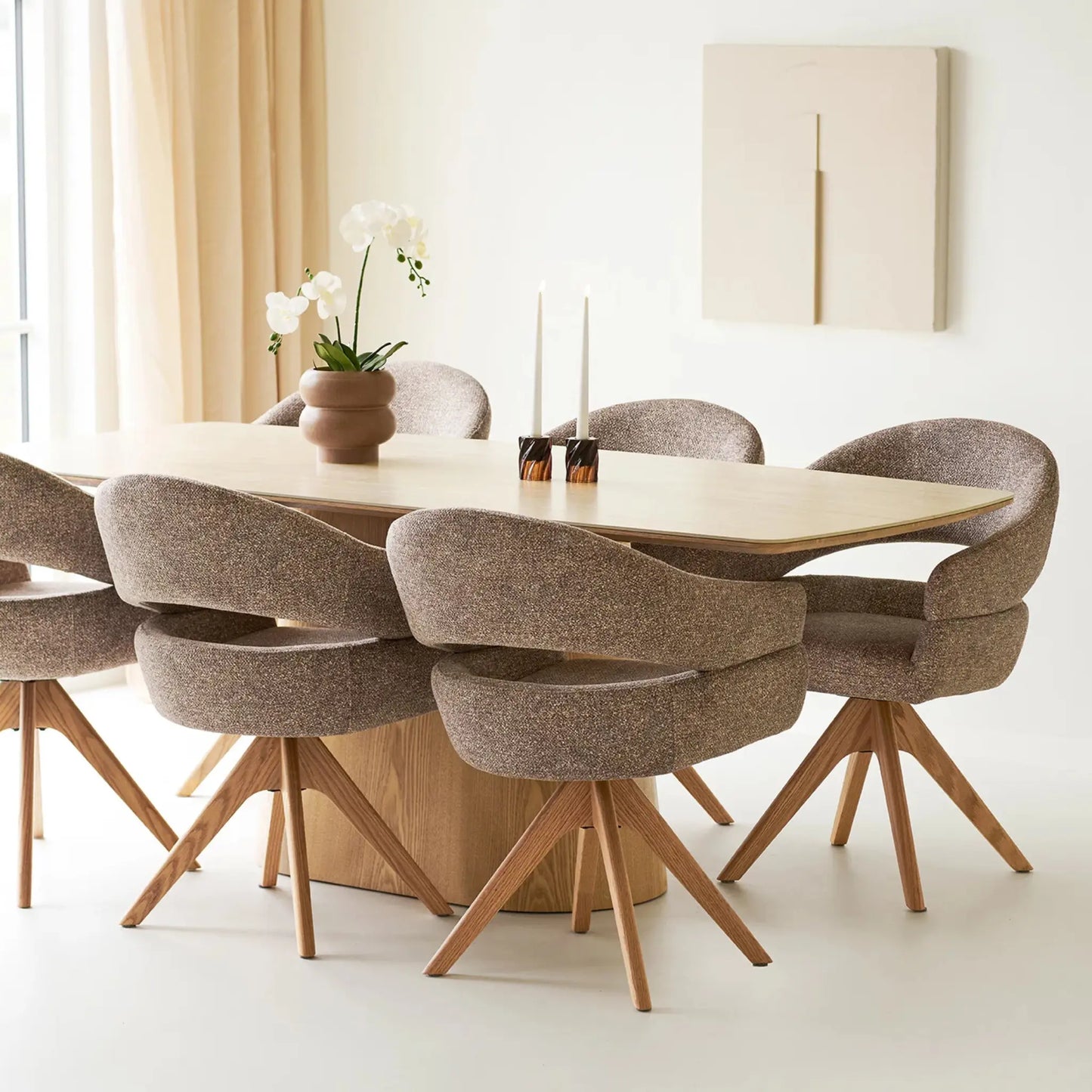 House Nordic Dover Matstol, Brun