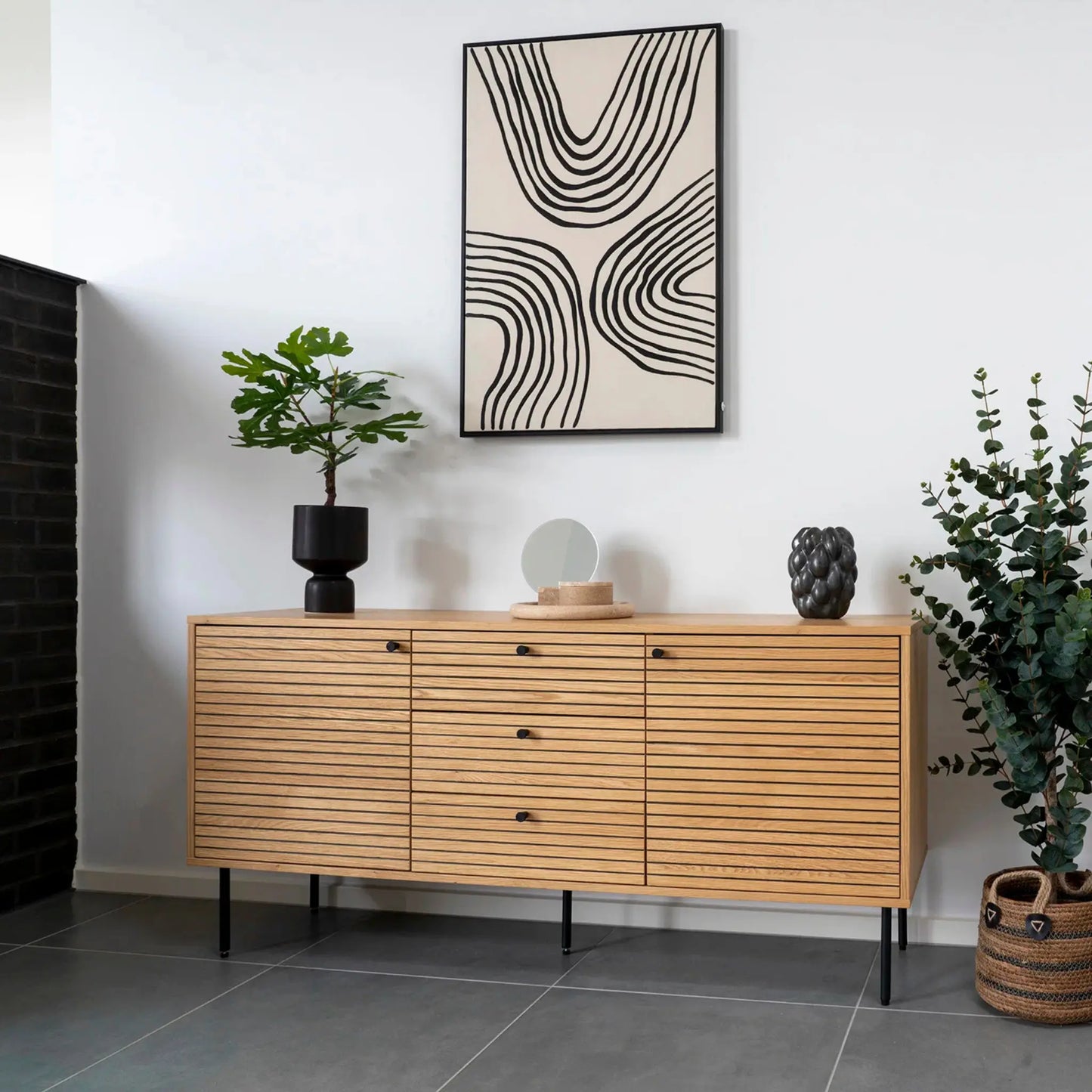 House Nordic Kyoto Sidobord, Oak