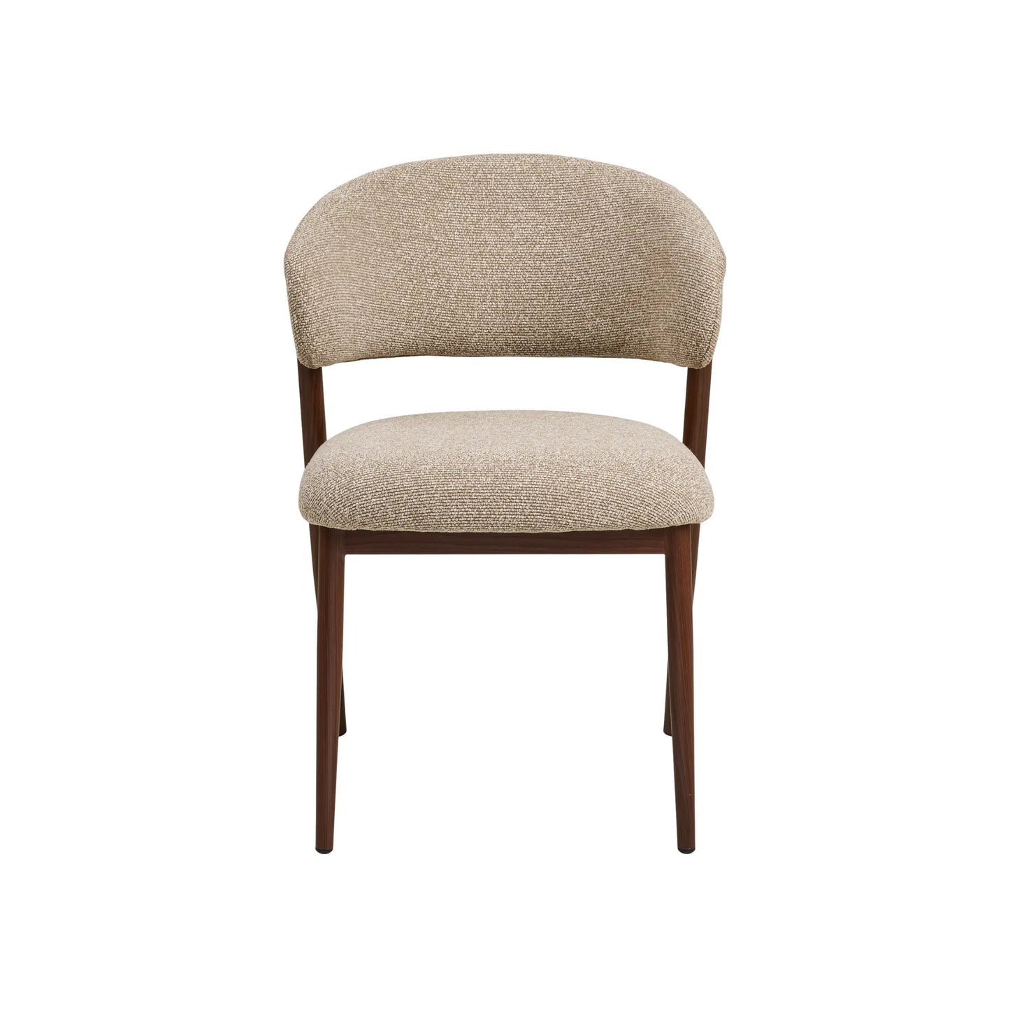 House Nordic Cavi Matstol 2-Pack, Sand/Valnöt