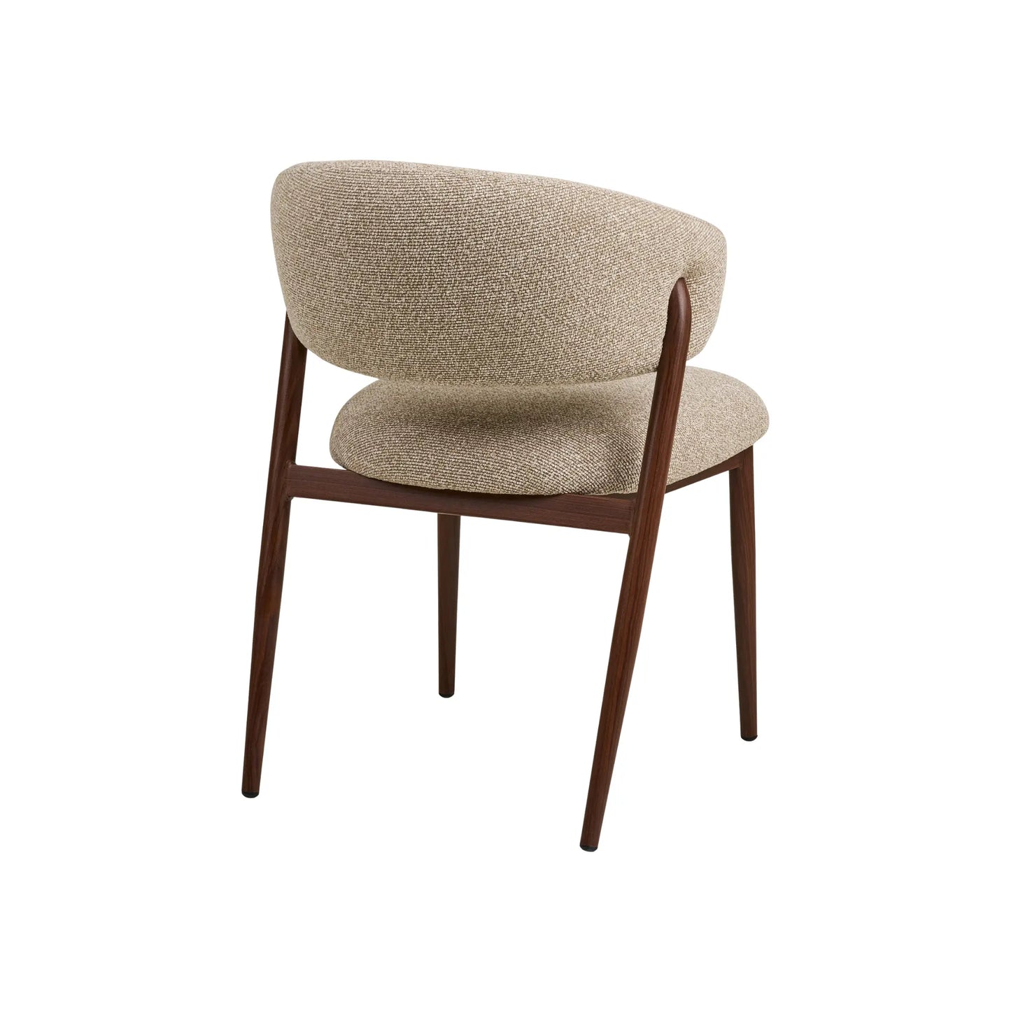 House Nordic Cavi Matstol 2-Pack, Sand/Valnöt