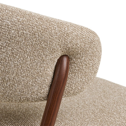 House Nordic Cavi Matstol 2-Pack, Sand/Valnöt