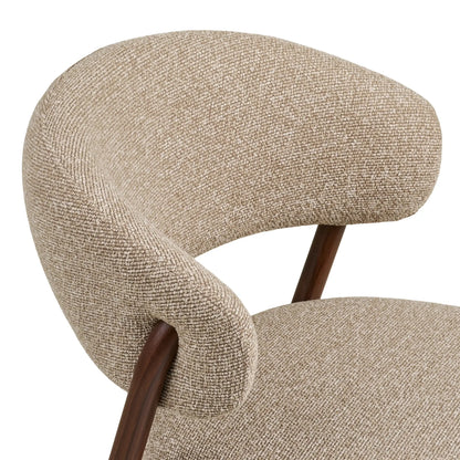 House Nordic Cavi Matstol 2-Pack, Sand/Valnöt