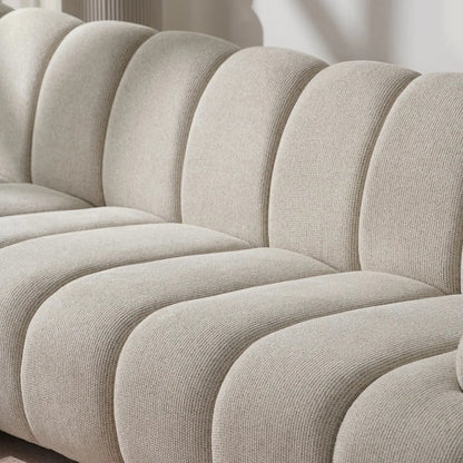 House Nordic Taza 3,5 Sits Modulsoffa med Puff, Sand