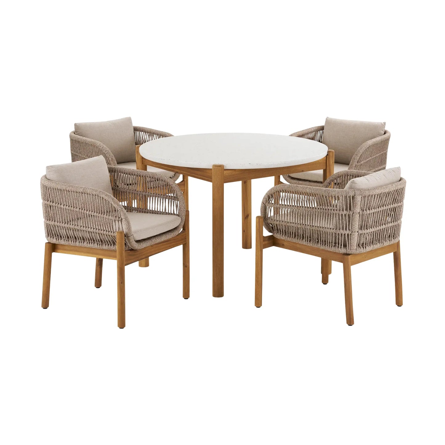 House Nordic Terracina Loungeset, Brun/Beige