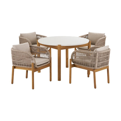 House Nordic Terracina Loungeset, Brun/Beige