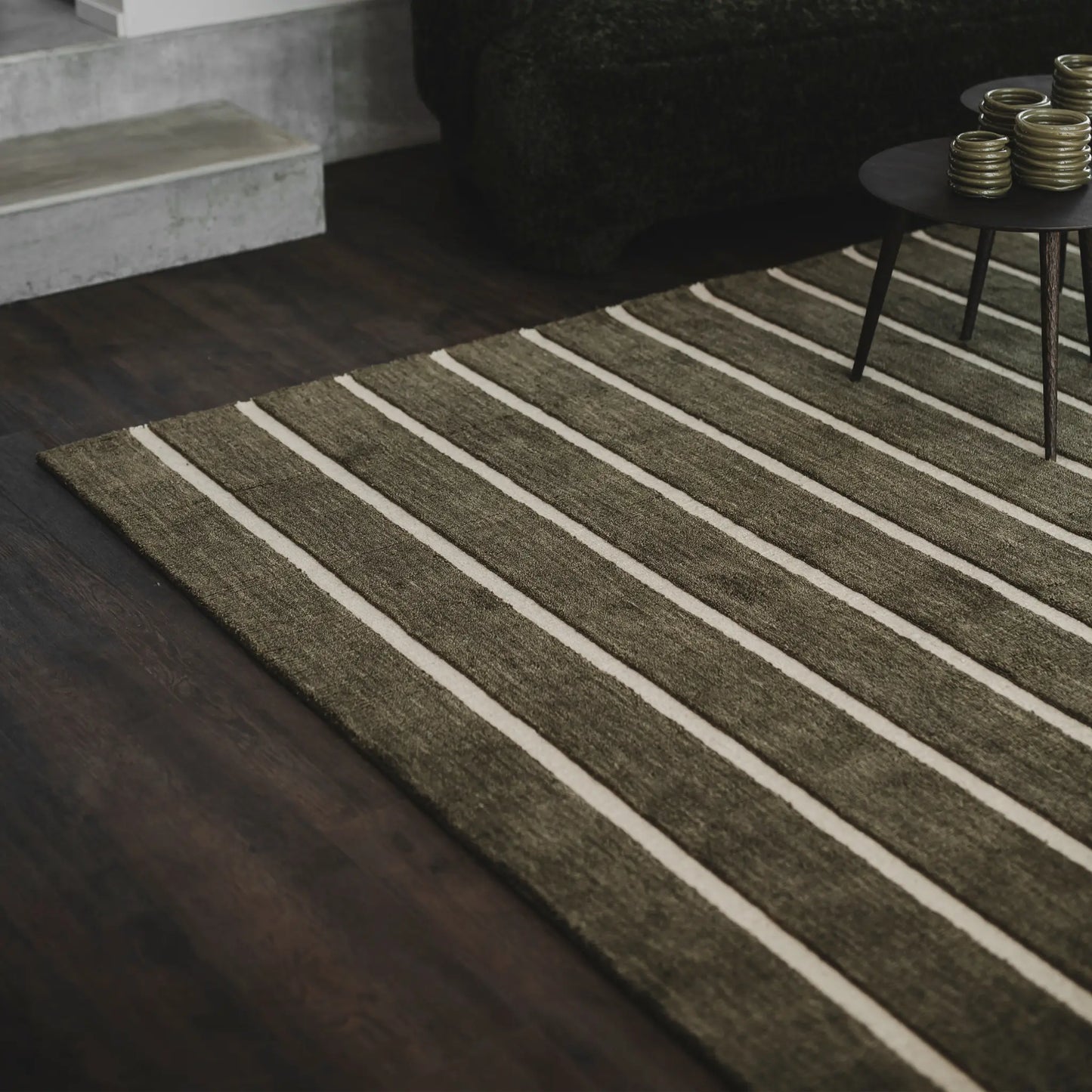 Jakobsdals Deco Stripe Matta, Grön