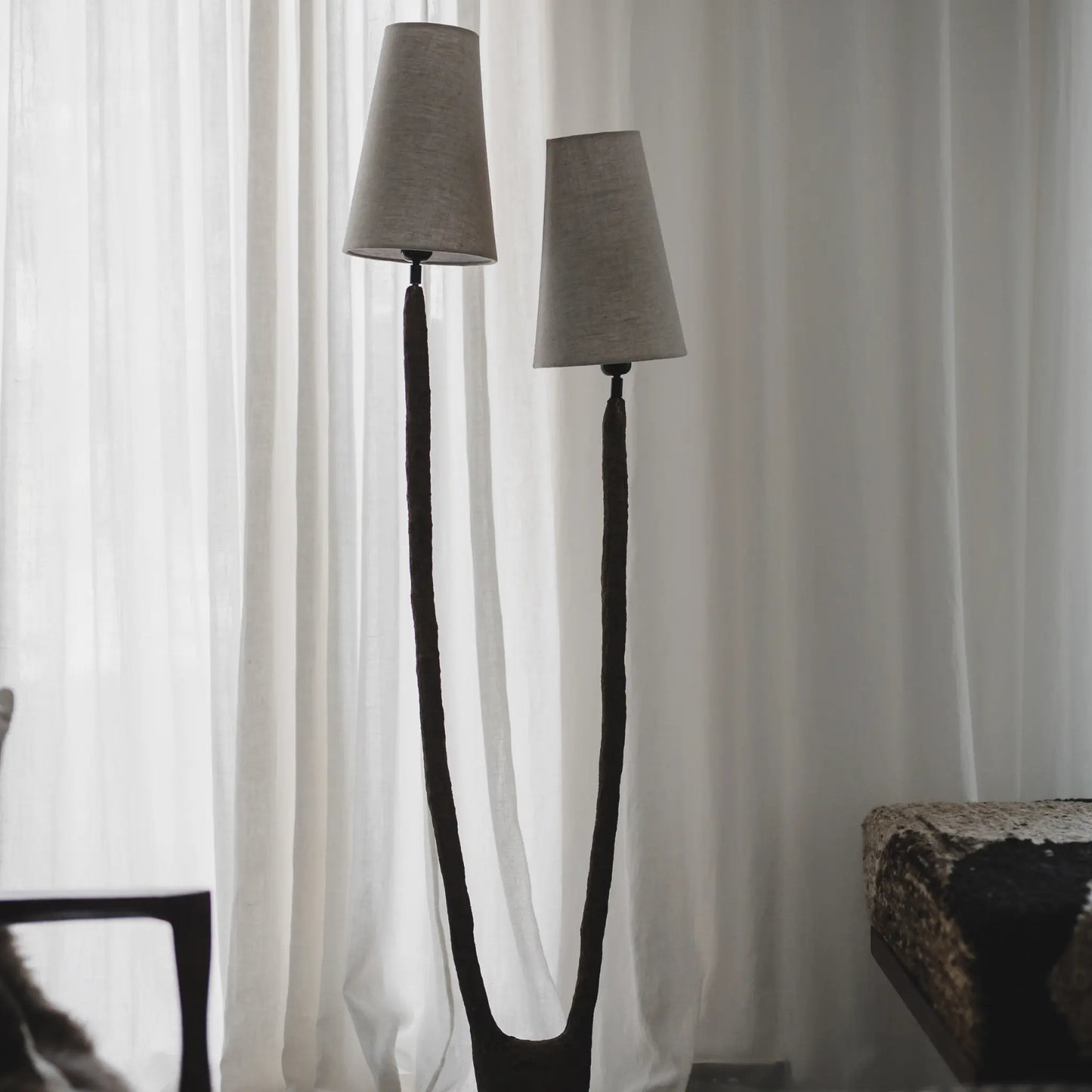 Jakobsdals Fungu Bordslampa L, Brun