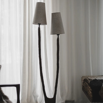 Jakobsdals Fungu Bordslampa L, Brun