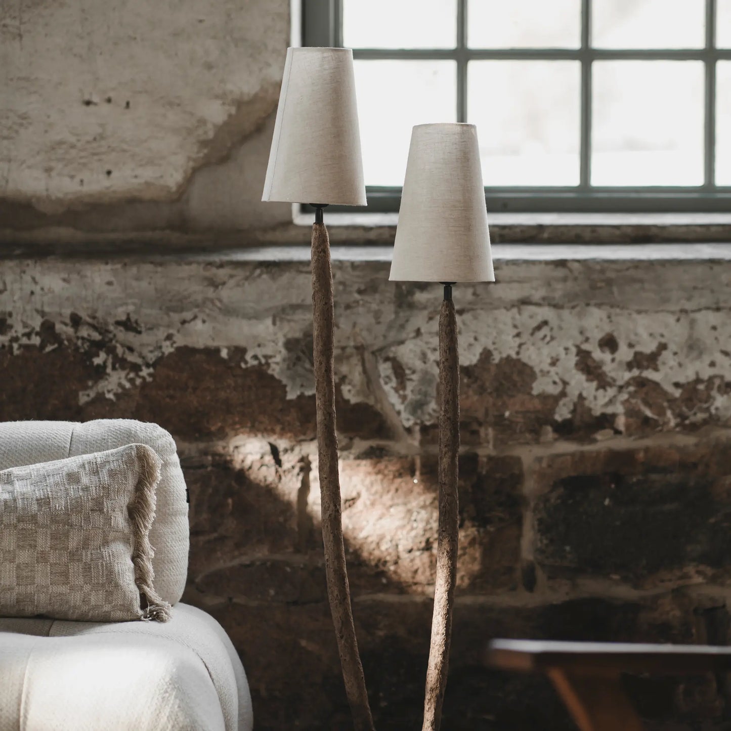 Jakobsdals Fungu Bordslampa L, Brun