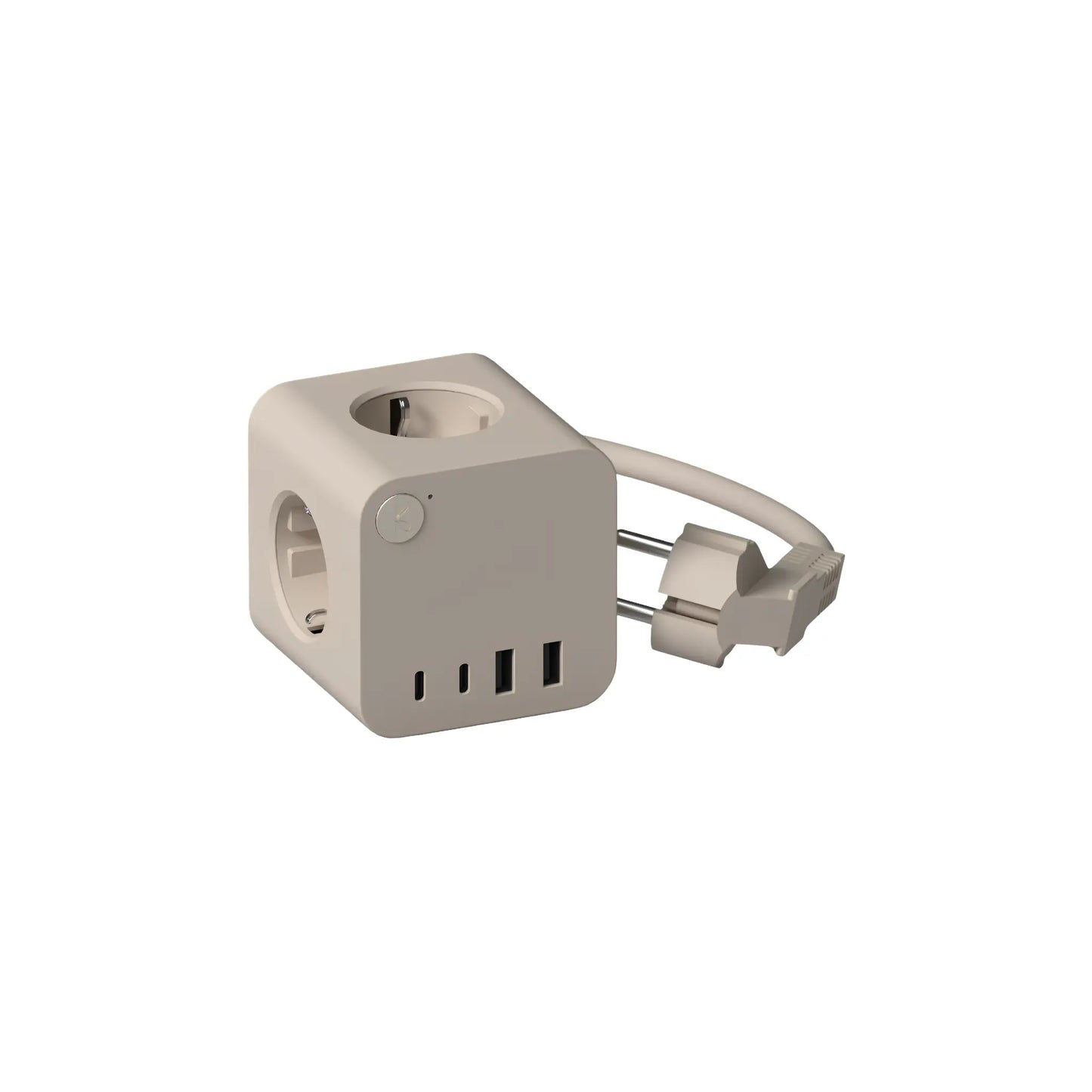 Kreafunk Ampie Wired Grenuttag Eu Usb-a/Usb-c Ivory, Sand
