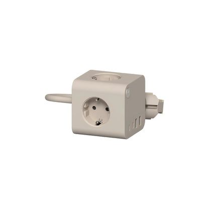Kreafunk Ampie Wired Grenuttag Eu Usb-a/Usb-c Ivory, Sand