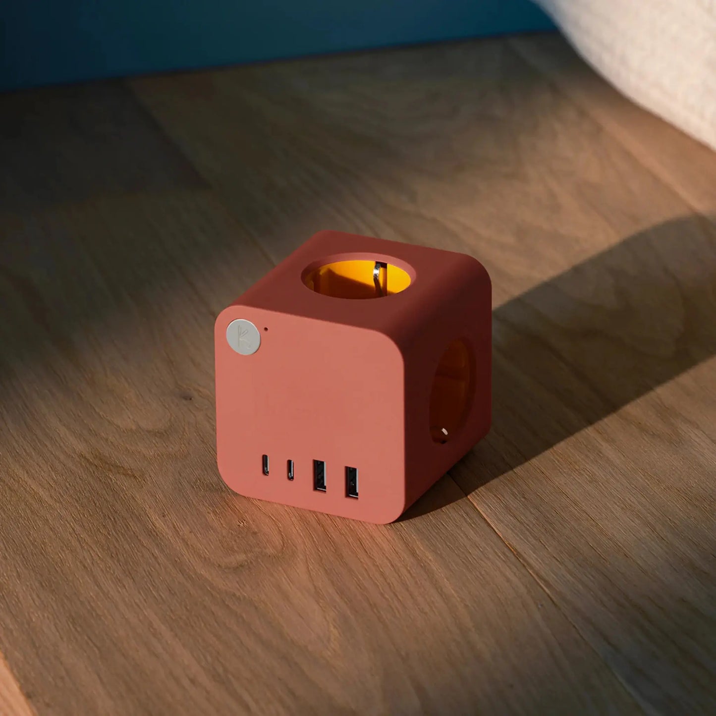 Kreafunk Ampie Wired Grenuttag Eu Usb-a/Usb-c, Terracotta