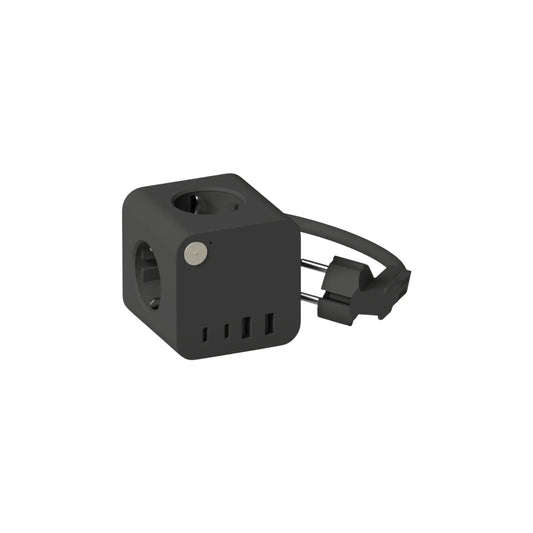Kreafunk Ampie Wired Grenuttag Eu Usb-a/Usb-c, Svart