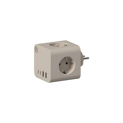 Kreafunk Ampie Grenuttag Eu Usb-a/Usb-c Ivory, Sand