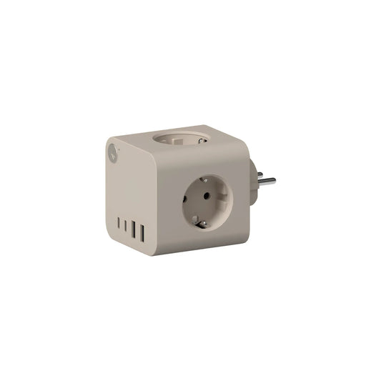 Kreafunk Ampie Grenuttag Eu Usb-a/Usb-c Ivory, Sand