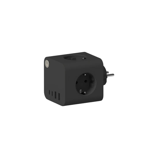 Kreafunk Ampie Grenuttag Eu Usb-a/Usb-c, Svart