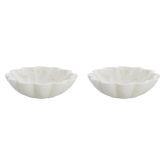 Lene Bjerre Ellia Skål 2-Pack Ø20 cm, Vit