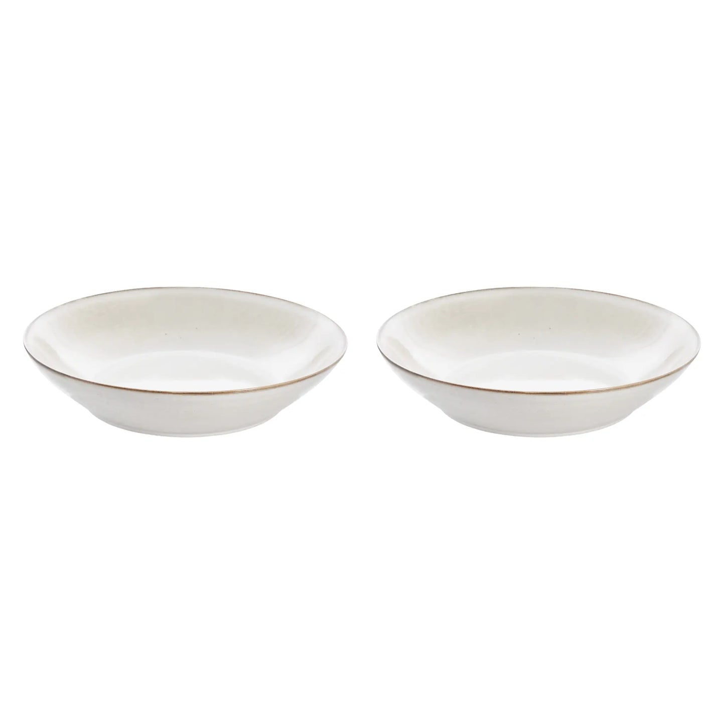Lene Bjerre Amera Saladsskål 2-Pack Ø33 cm, Vit/Sand