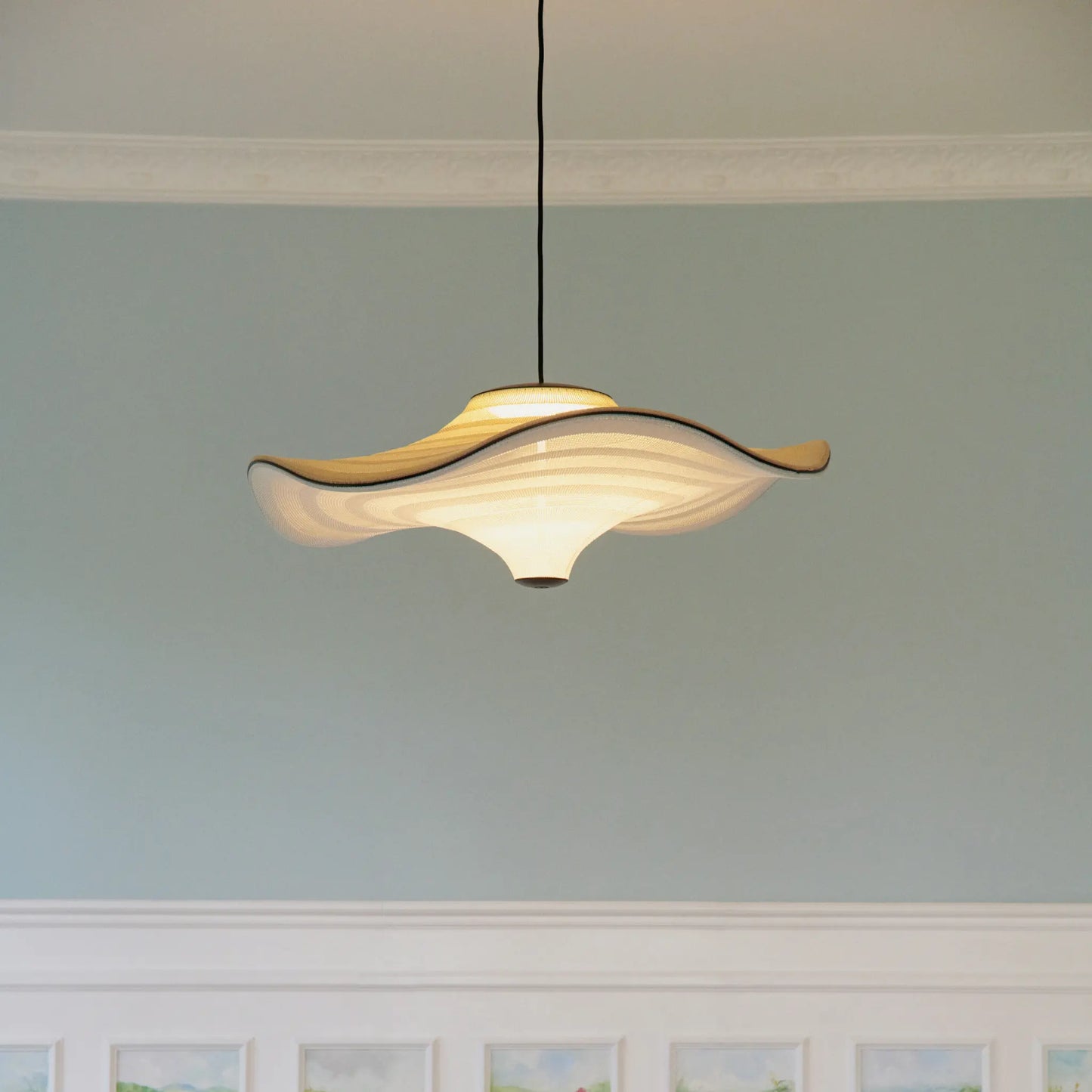 Made by Hand Flygande Taklampa Ø78, Golden Sand