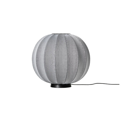 Made by Hand Knit-Wit Golvlampa 60 Låg Rund, Silver