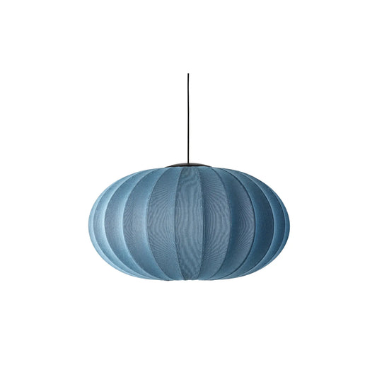 Made by Hand Knit-Wit Taklampa 76 Oval LED, Blå Sten