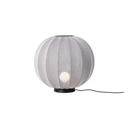 Made by Hand Knit-Wit Golvlampa 60 Låg Rund, Silver