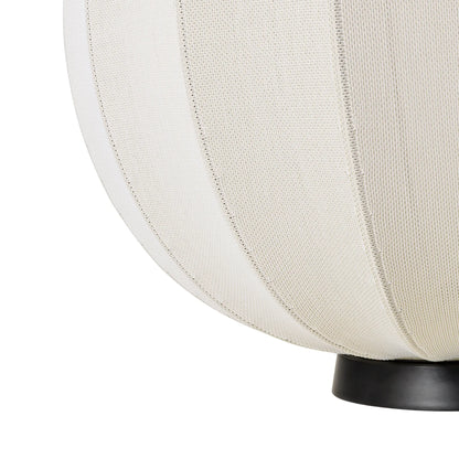 Made by Hand Knit-Wit Golvlampa 60 Låg Rund, Pärlvit