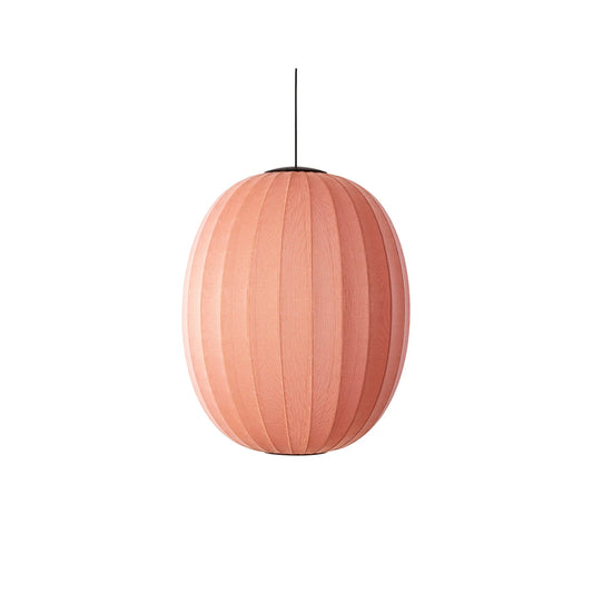 Made by Hand Knit-Wit Taklampa 65 Hög Oval LED, Korall